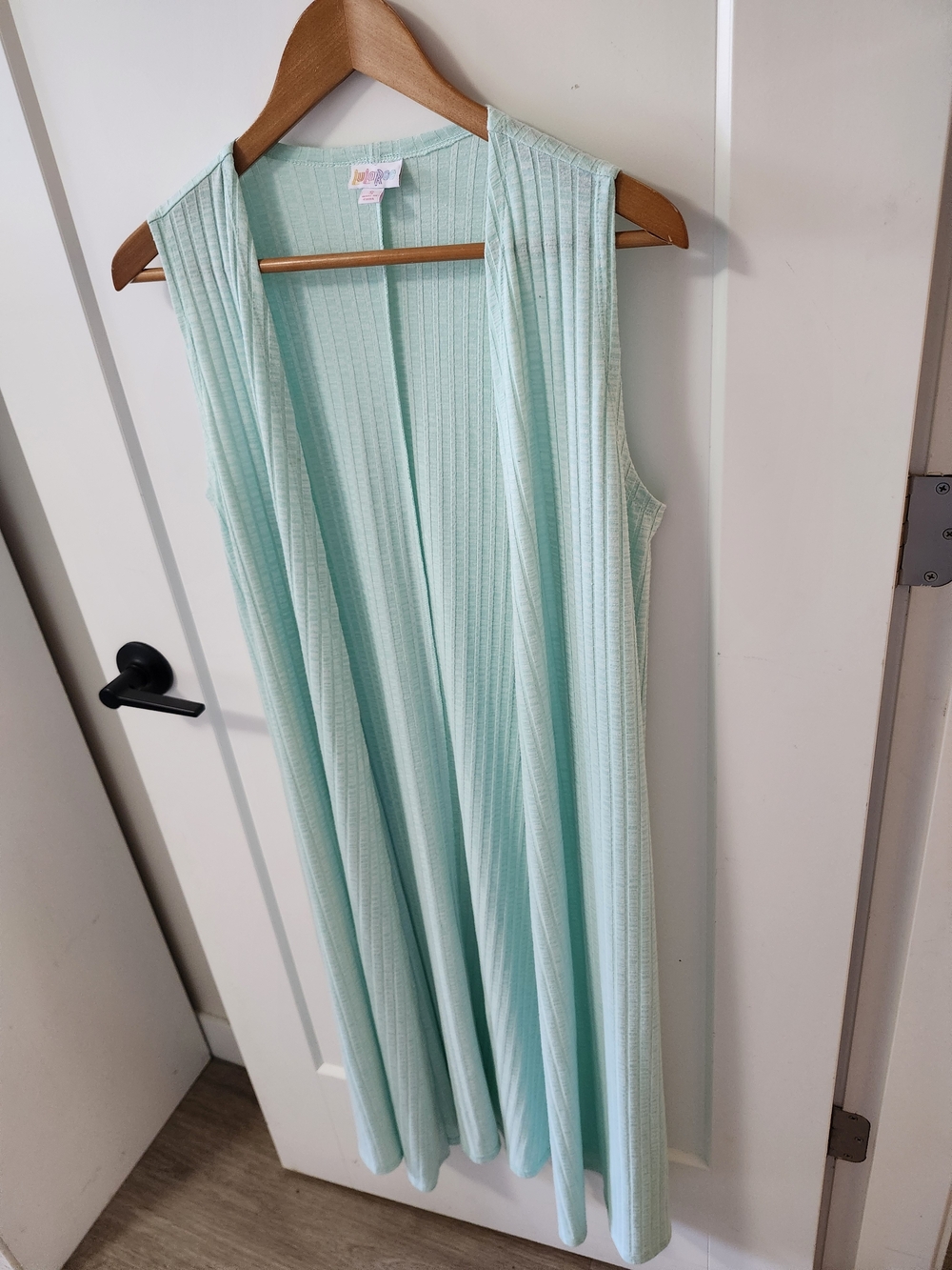 LuLaRoe Mint Green Ribbed Sleeveless Coverup